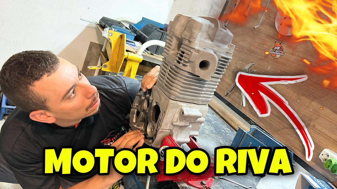 O MOTOR 96mm DO RIVA CHEGOU! MOSTREI TODOS OS DETALHES