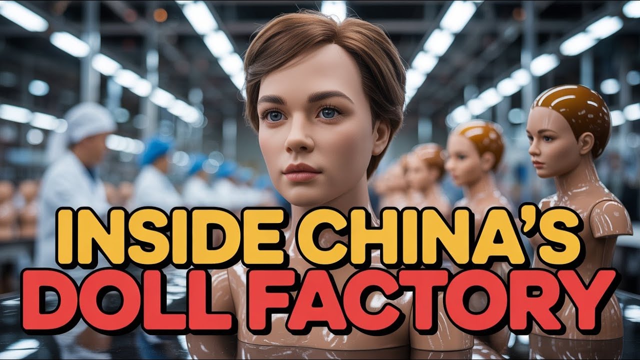INSIDE China’s Lifelike Doll Factory 😲 How Silicone Becomes Human‑Like!