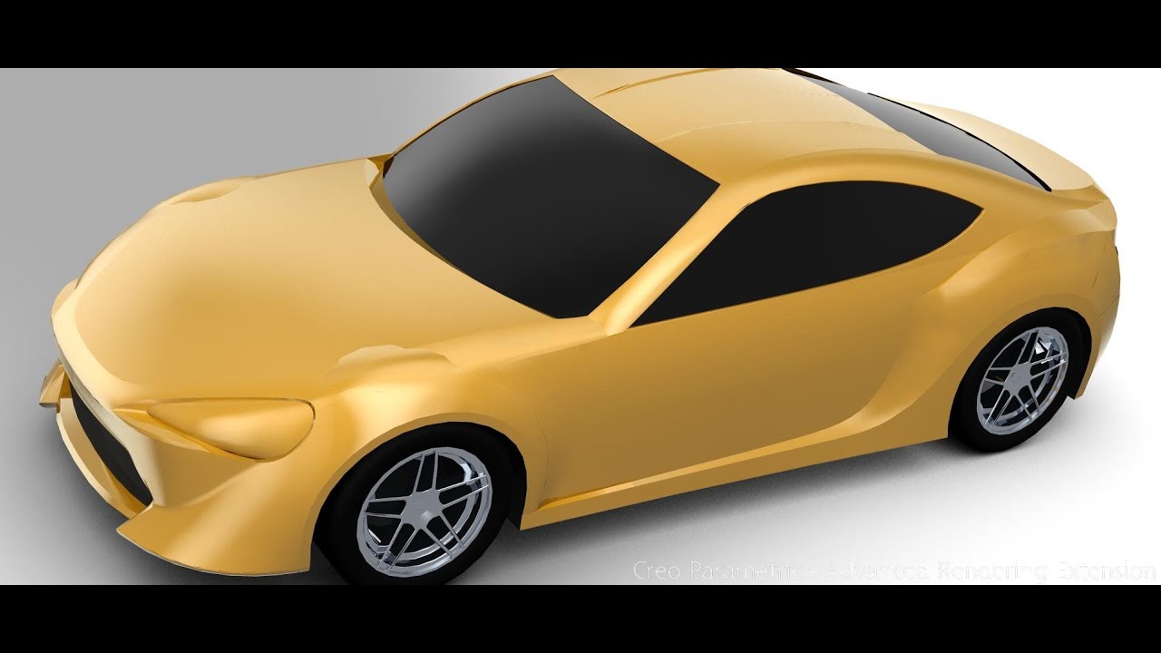 Creo Car Tutorial Toyota 86 - Part 13 Creating back surfaces continue