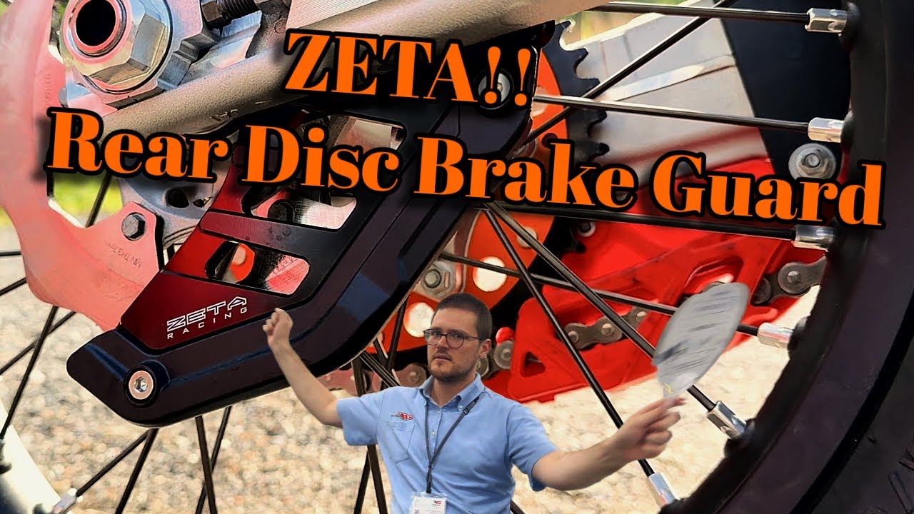 ZETA Racing Rear Brake Disc Guard, KTM Six Days