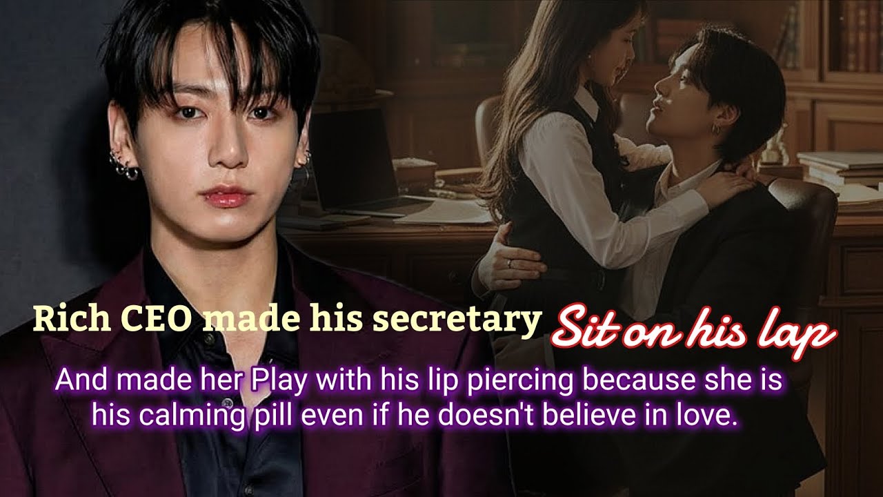 Rich CEO made his secretary sit on his lap and made her Play with his lip piercing because -