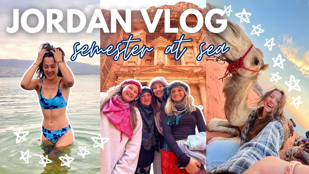 JORDAN VLOG 🇯🇴 снорклинг, Мёртвое море, поход на верблюдах в Вади-Рам, Петра // Семестр в море, в...