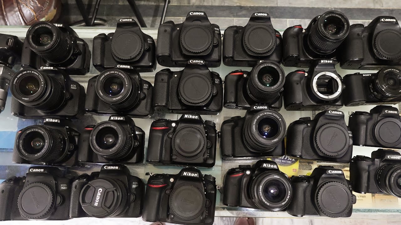 used dslr camera Stock low price || video and photography camera 2023 || #lahore #market #market