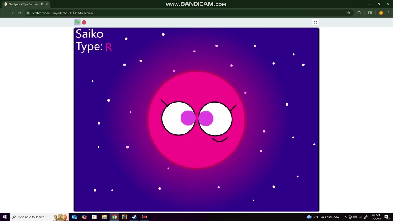 Star Spectral Type Band