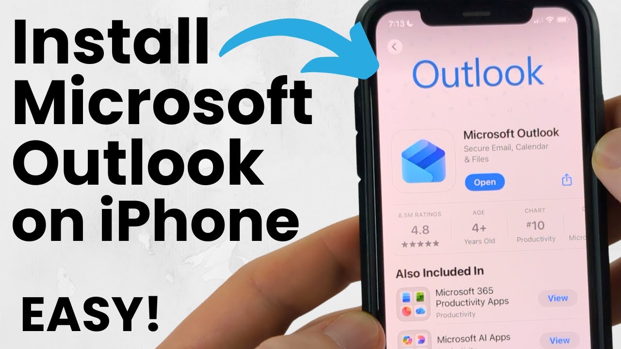 How to Install Microsoft Outlook App on iPhone