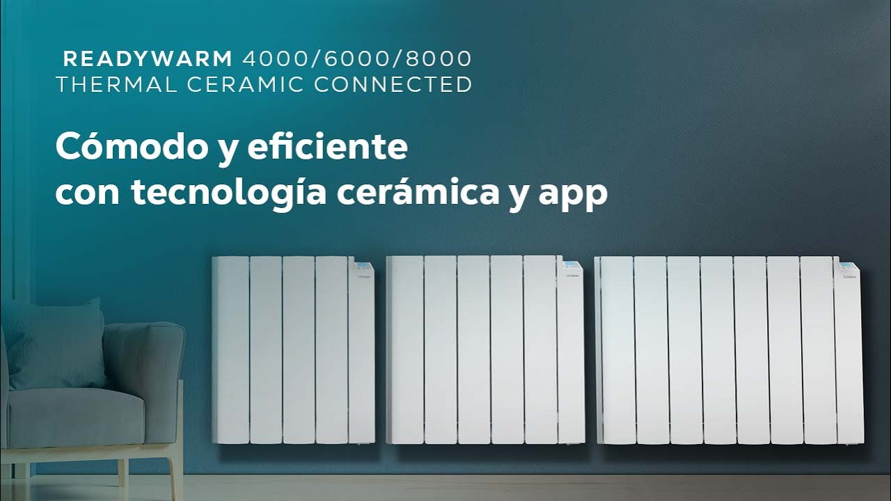 Radiadores el&eacute;ctricos ReadyWarm 4000/6000/8000 Thermal Ceramic Connected