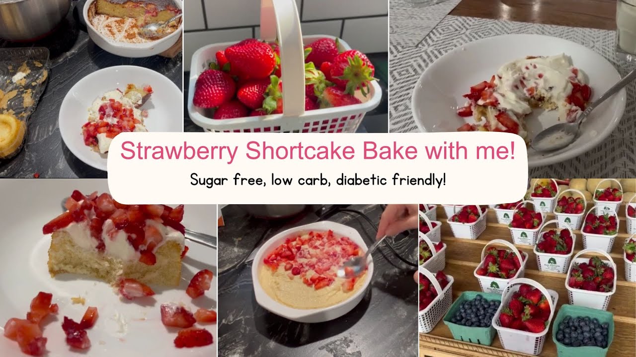 Strawberry Shortcake Recipe - Sugar Free, diabetic friendly!