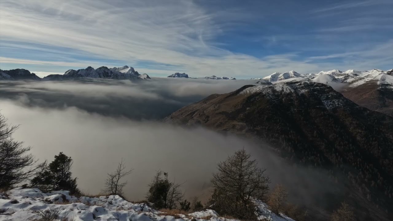 Monte Gardena (2117 m) e Monte Campione (2174 m) da Schilpario - 19  novembre 2025