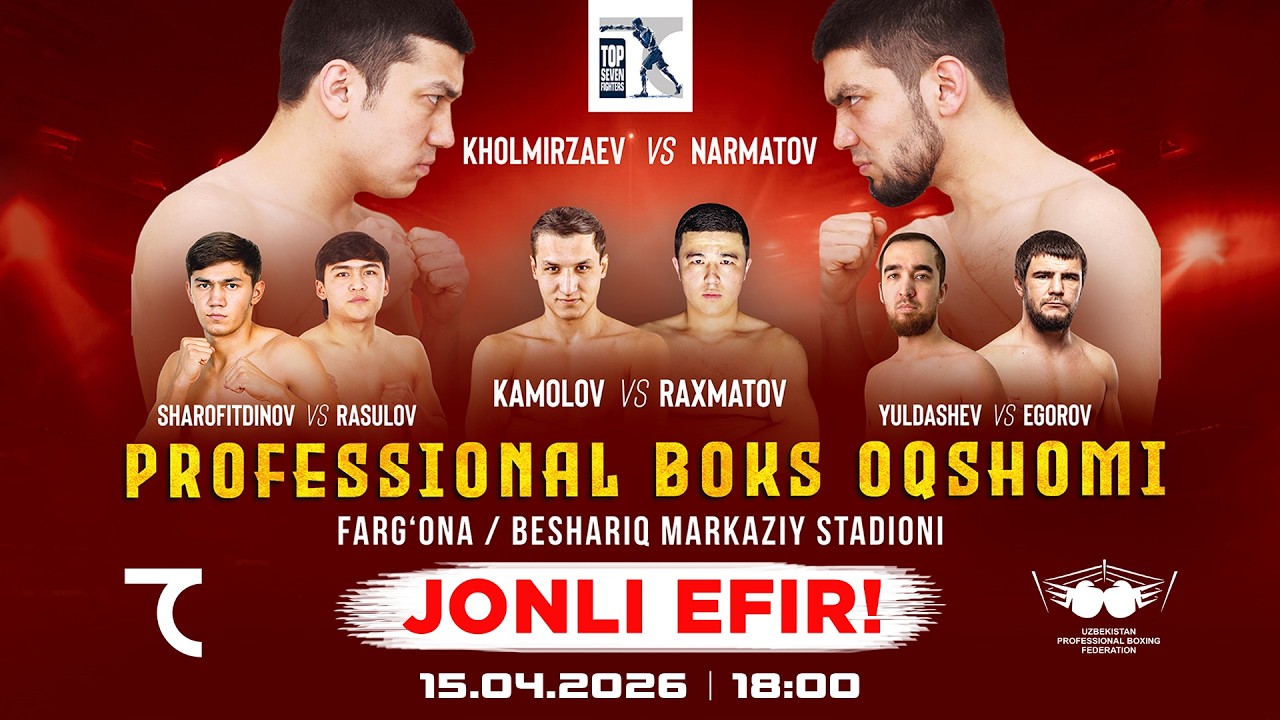 PROFESSIONAL BOKS OQSHOMI |15.04.2026 | FARG'ONA | BESHARIQ