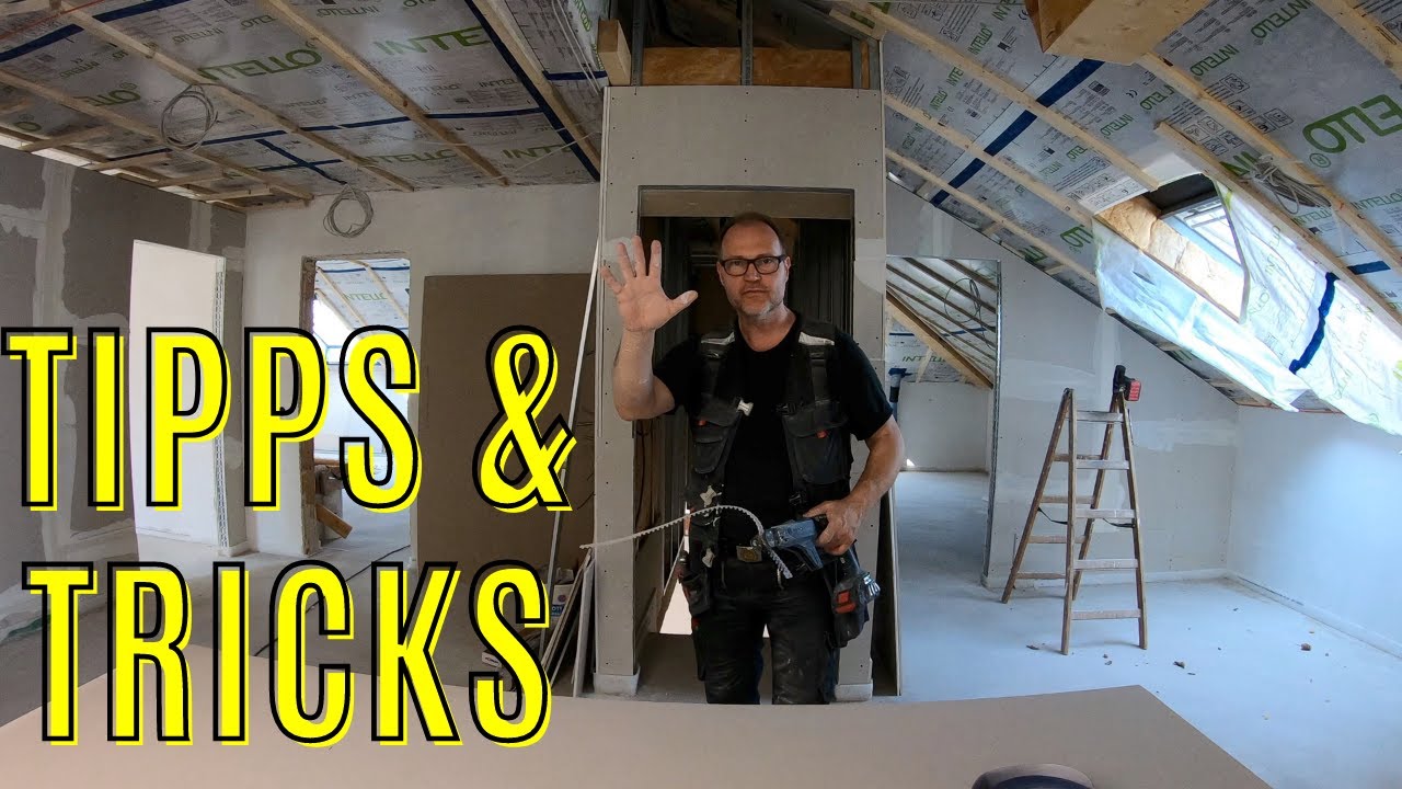 Tipps & Tricks - Lifehacks -  how to &acute;s f&uuml;r die Baustelle vom Trockenbauer / Drywall Maker DIY