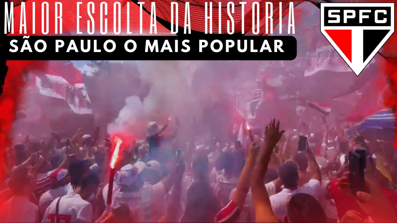Maior festa da HISTÓRIA: Torcida do SÃO PAULO lota o CT para a saída do ônibus TRICOLOR rumo à final