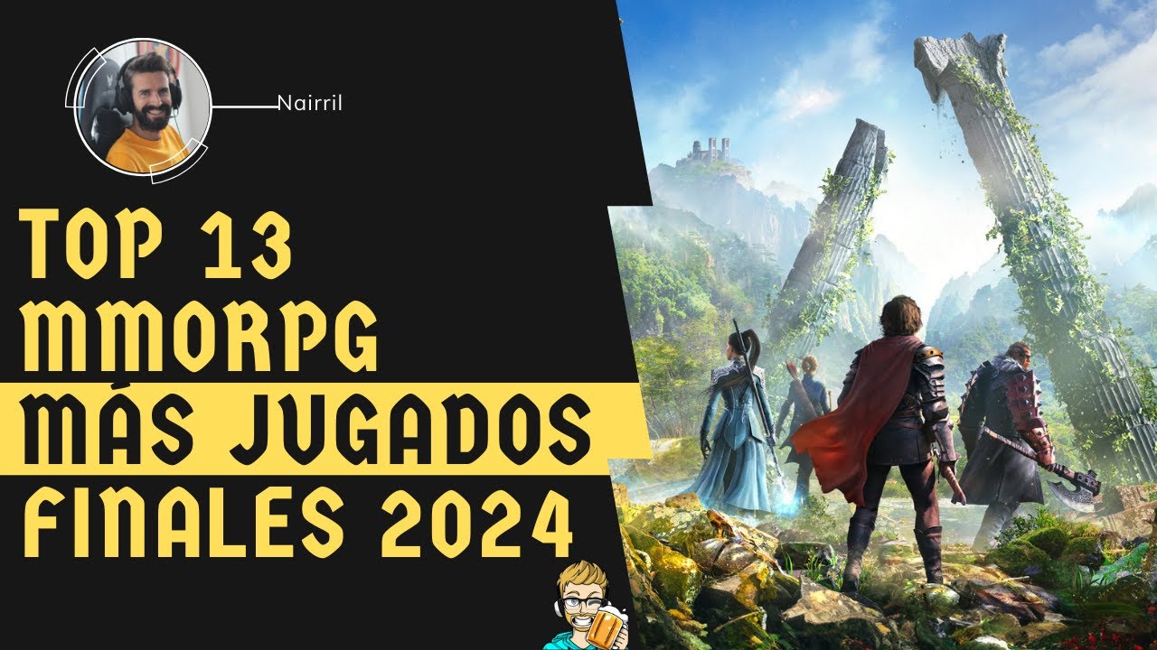 Top 12+1 MMORPGs con más población activa al terminar 2024 en PC!!