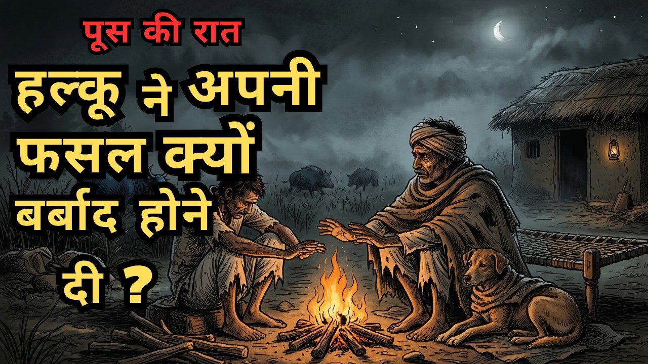 हल्कू ने अपनी फसल क्यों बर्बाद होने दी? | पूस की रात | मुंशी प्रेमचंद | poos ki raat