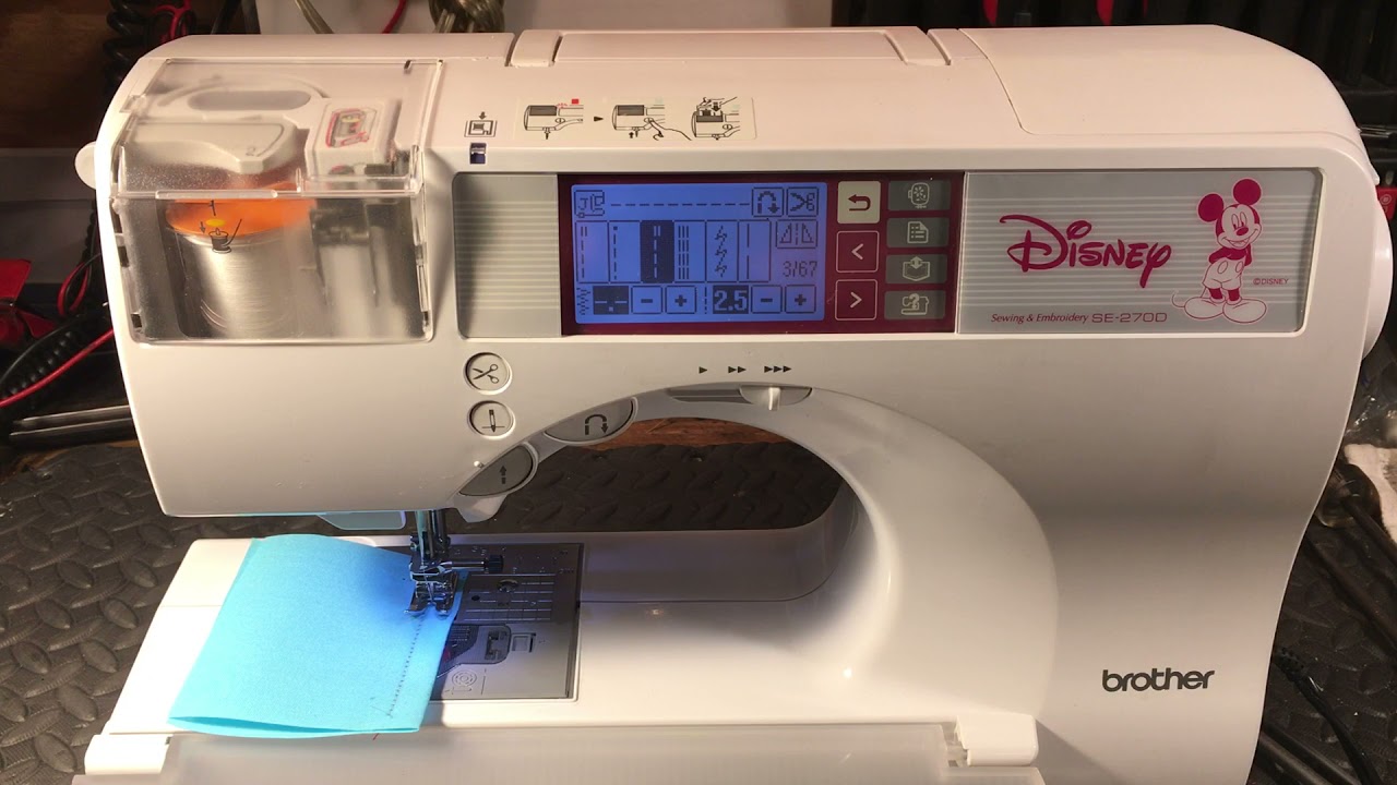 Brother “Disney” SE-270D replace bobbin winder ring and review. 2 thumbs down. (Video 139)