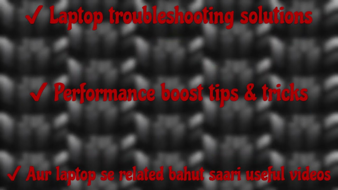 Channel_Introduction_1st_video_On_my_youtube_chanNel__//The Laptop WiZard's//