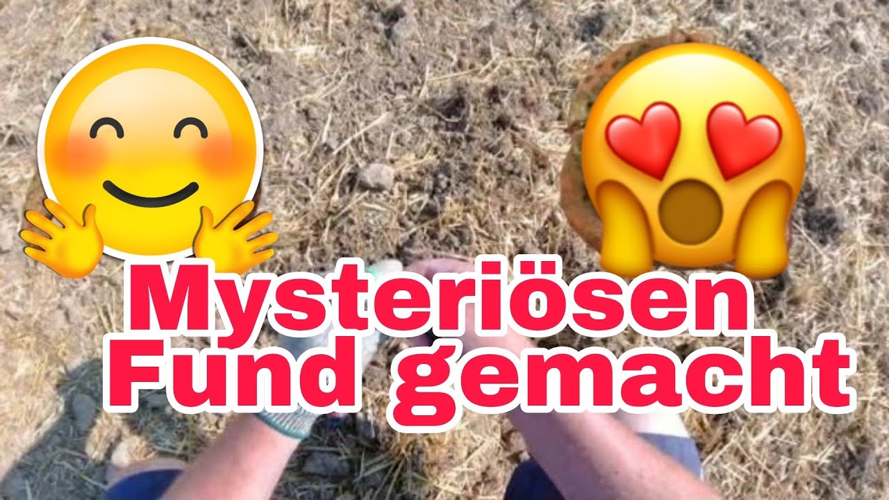 Mysteriösen Fund gemacht/auf schatzsuche mit dem Metalldetektor