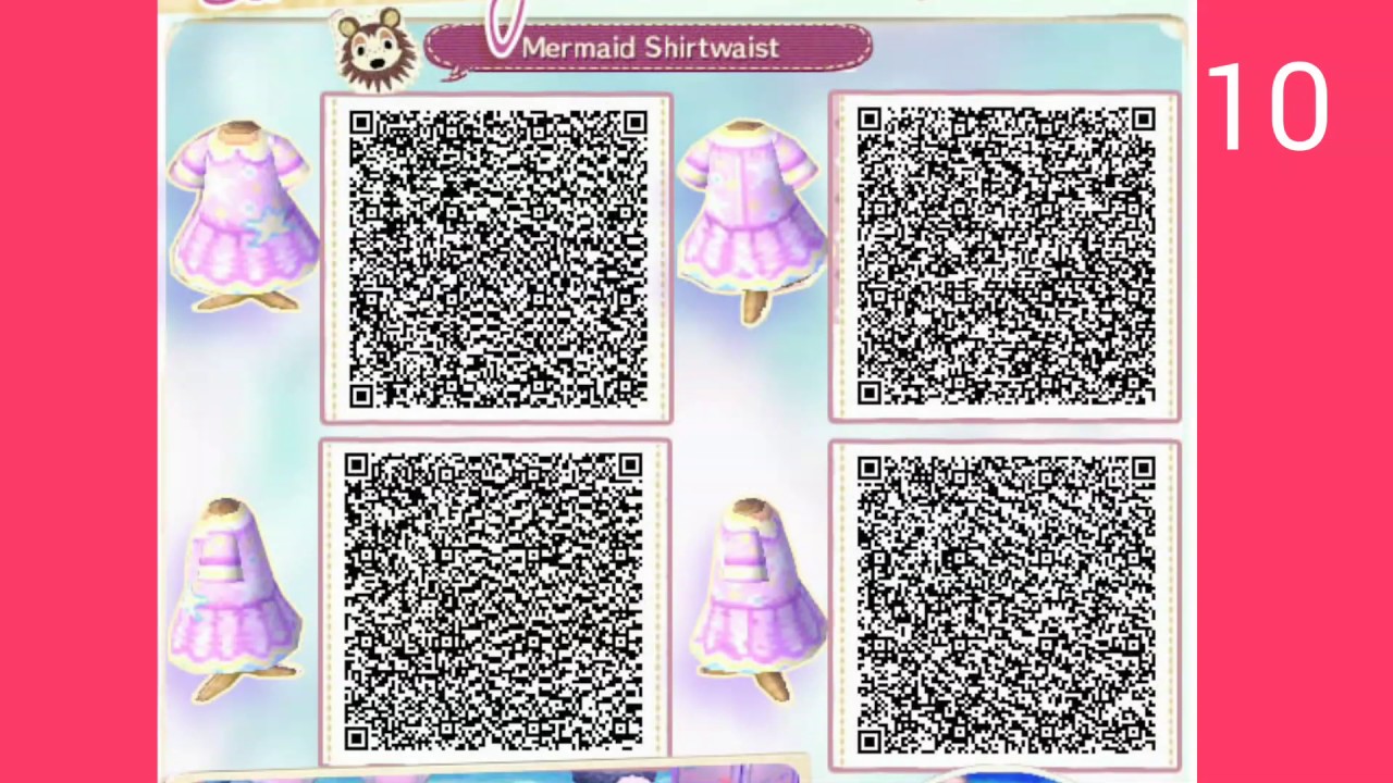 Top 15 des plus belles robes QR Code Acnl