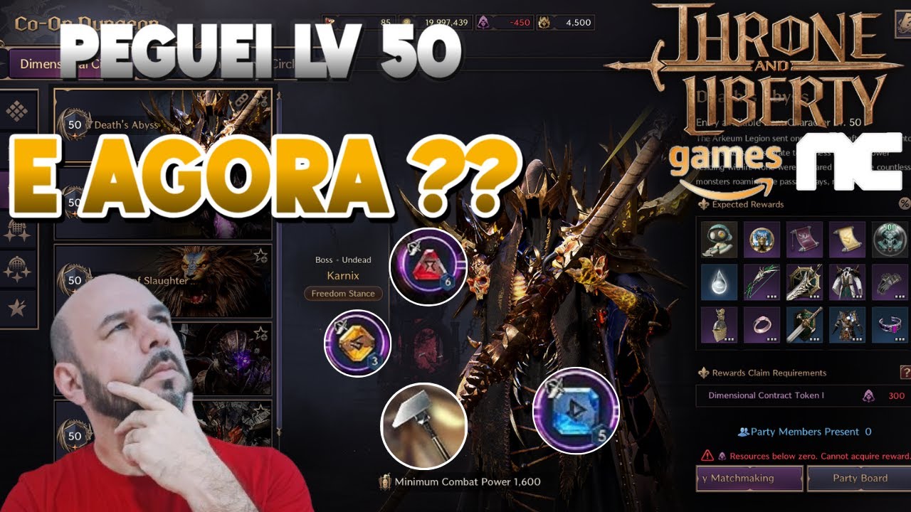 THRONE AND LIBERTY | Dicas ESSENCIAIS Após o Level 50 Otimize seus Recursos! #dicasthroneandliberty