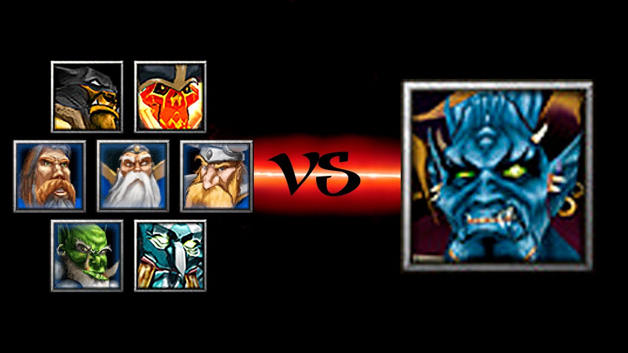 7 Heroes vs Archimonde