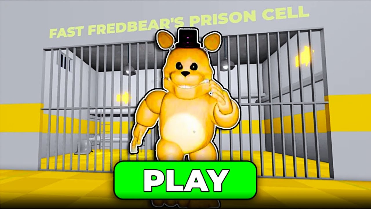 FAST FREDBEAR PRISON RUN! (Obby) ROBLOX GAMEPLAY 