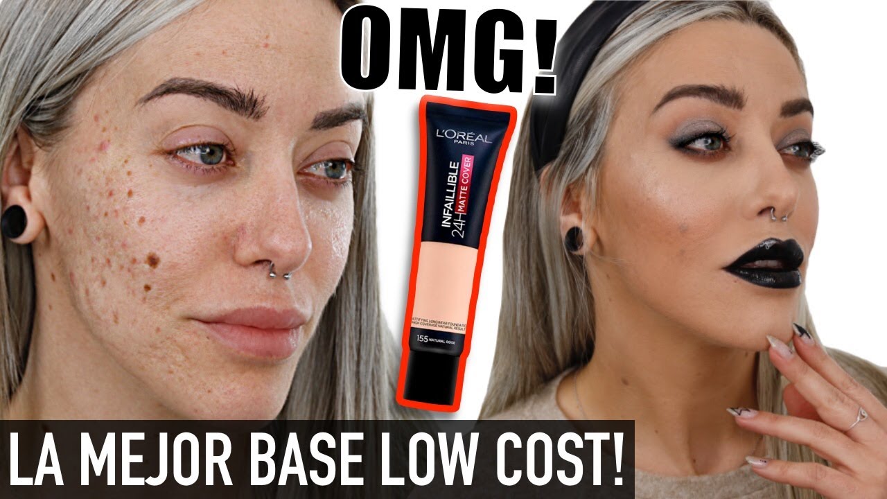 🔴NUEVA BASE LOREAL INFALIBLE 24H MATTE COVER | Funciona en PIEL GRASA y ACNÉ?