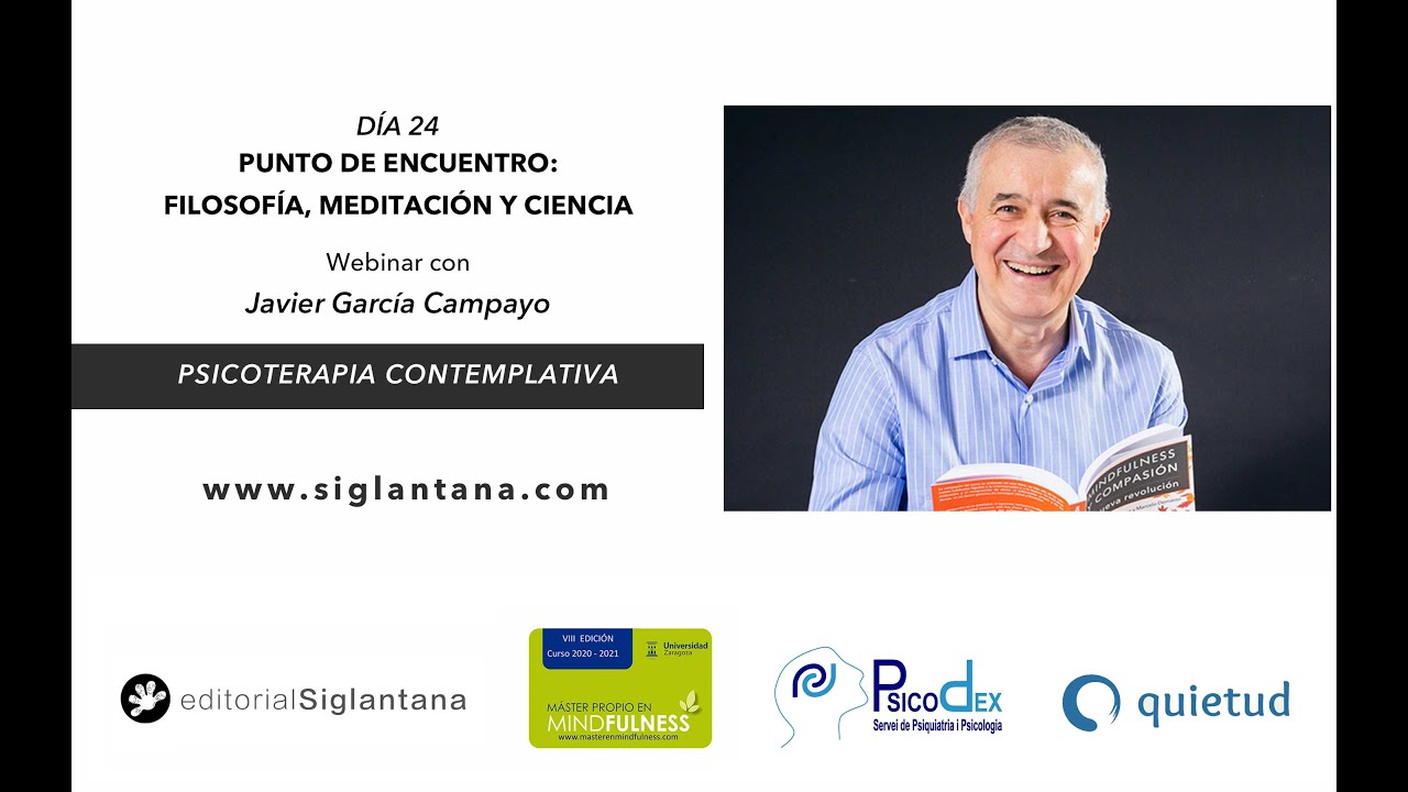 Día 24: PSICOTERAPIA CONTEMPLATIVA, de Javier García Campayo