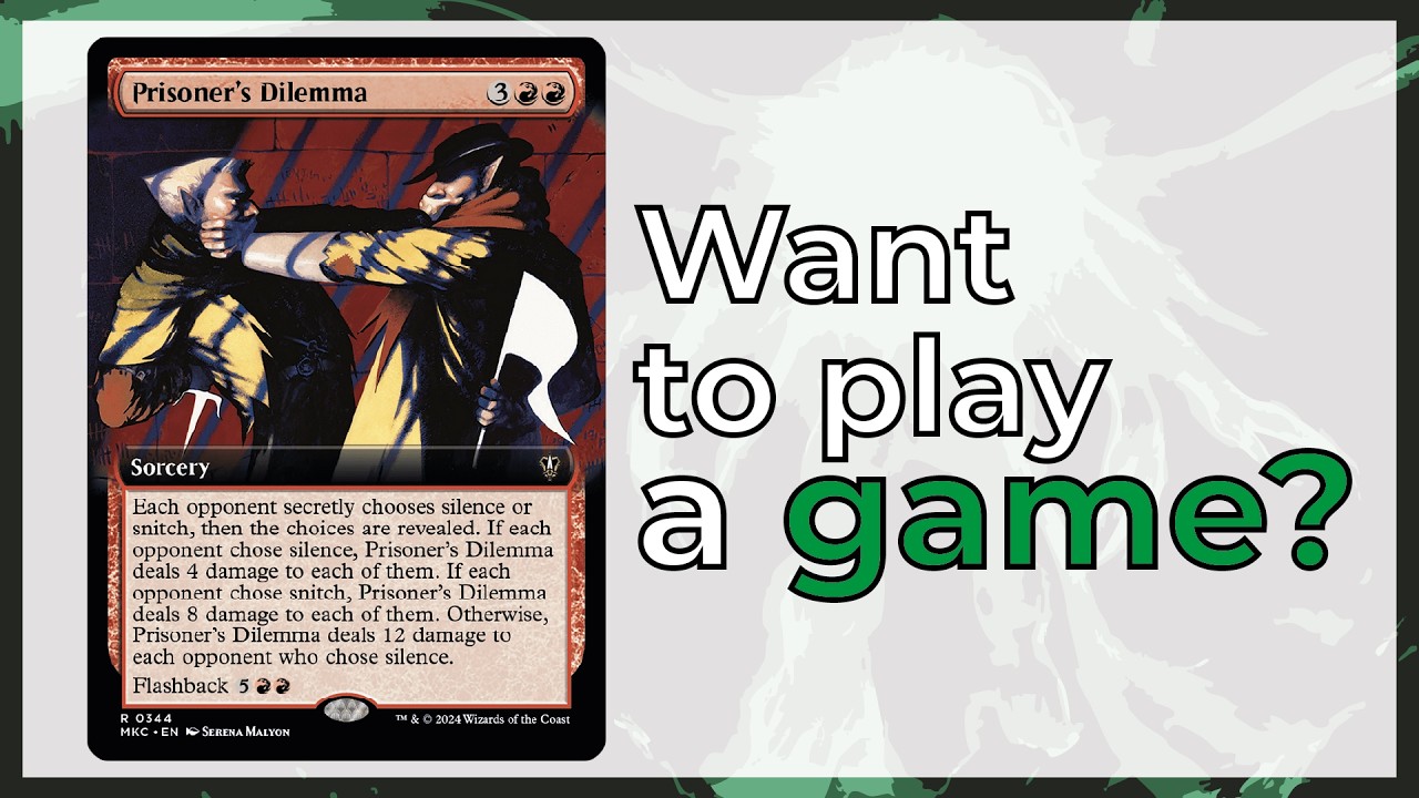 Weaponising Game Theory in the Pursuit of Dilemma.deck