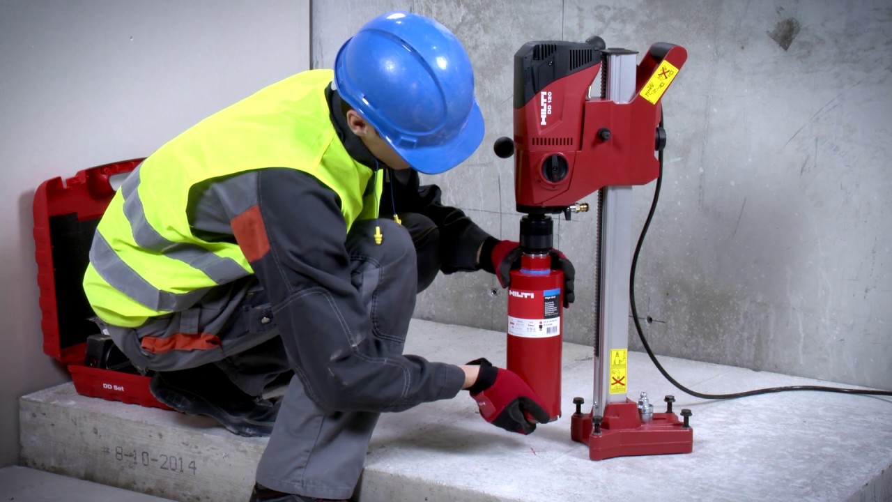 INTRODUCING the Hilti DD 120 diamond coring tool