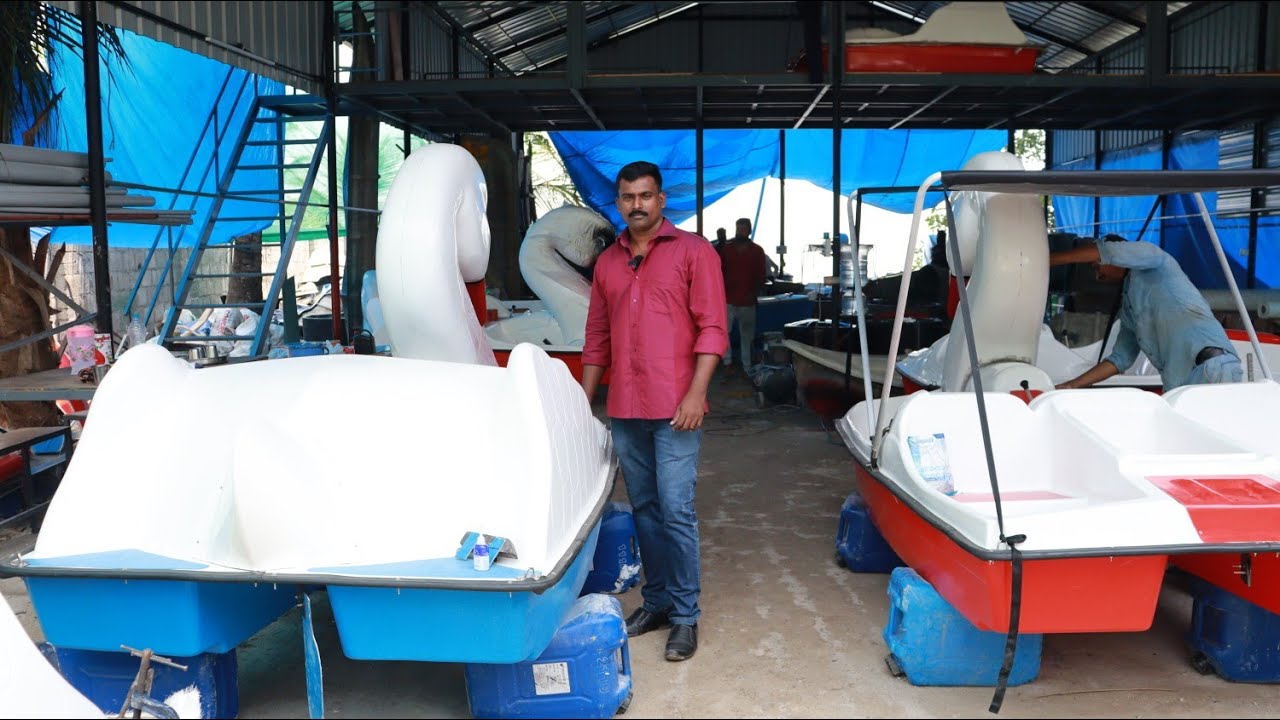 ഫൈബർ പെഡൽ ബോട്ട് നിർമിക്കുന്നത് കണ്ടിട്ടുണ്ടോ|Fiber Pedal Boat