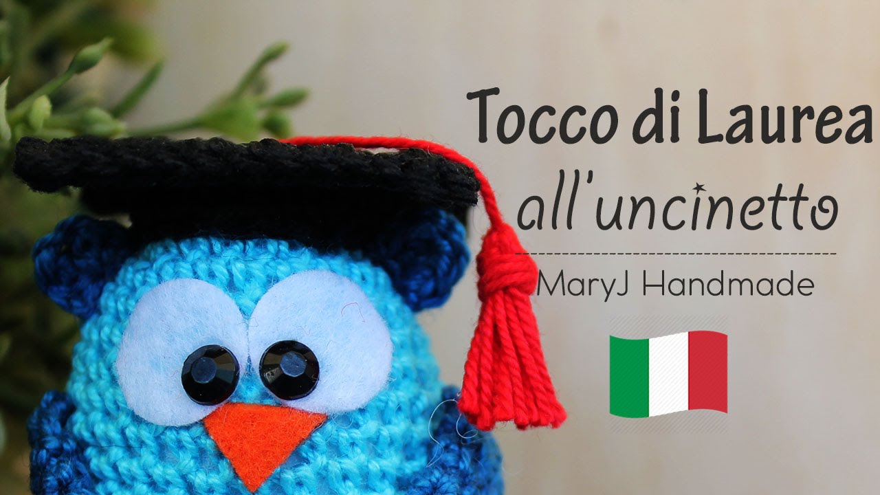 Tocco di laurea all'uncinetto