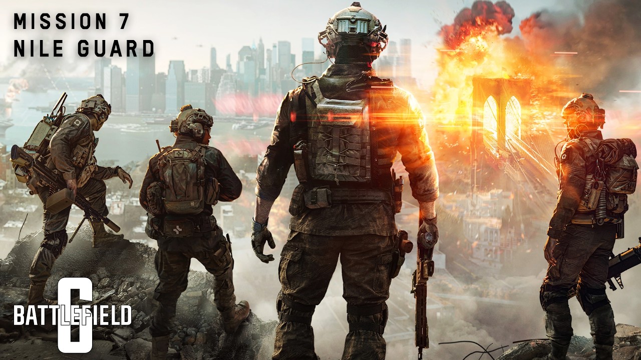 BATTLEFIELD 6 - Миссия 7 - Гвардия Нила (BF6) Прохождение без комментариев [4K PC]
