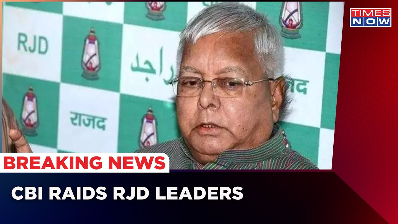 CBI Raids RJD MLC And MP, Lalu Yadav Accused Of Land Scam | Bihar News