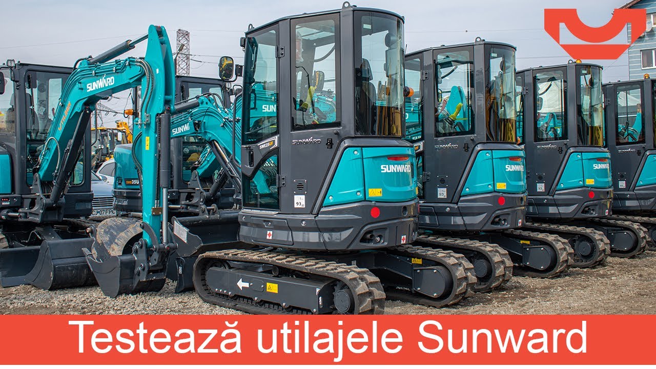 Vino să testezi utilajele Sunward la UTILBEN!