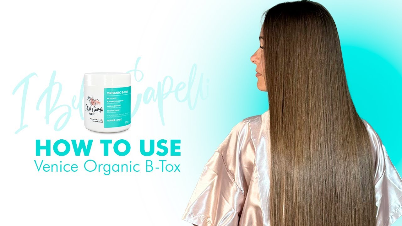 HOW TO USE ORGANIC B-TOX: I Belli Capelli care for big hair! #hair #beauty