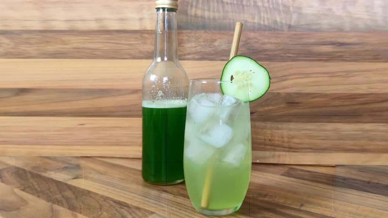 SIROP DE CONCOMBRE (recette + cocktail)