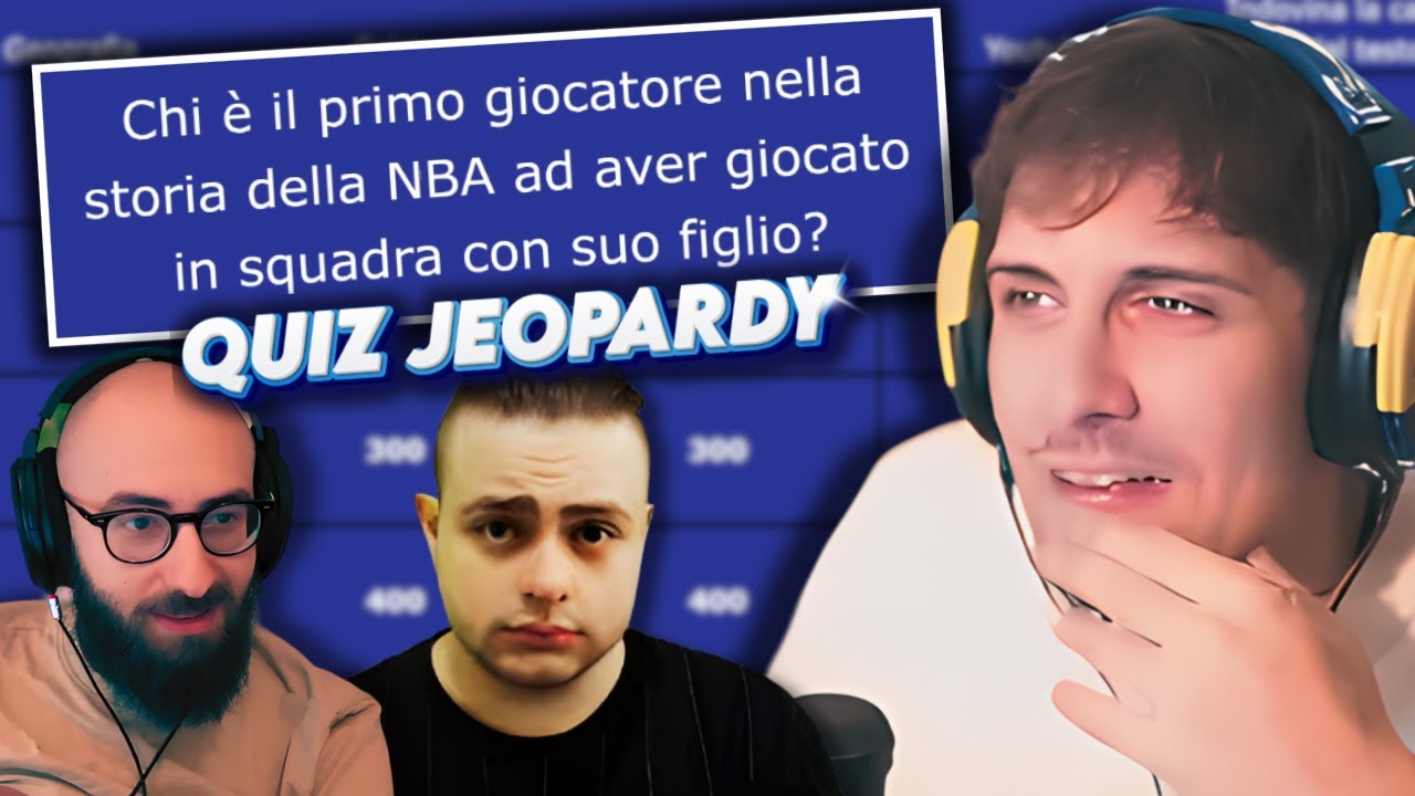 Si SCOMMETTONO SUB Su JEOPARDY Con BLUR, MARZA e ZAZZONE