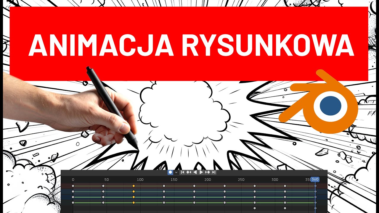 Rysujemy komiksowy wybuch w Blenderze