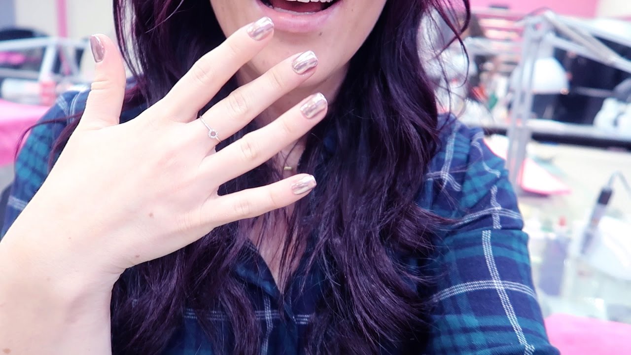 Rose gouden chrome nagels | Vloggloss 735
