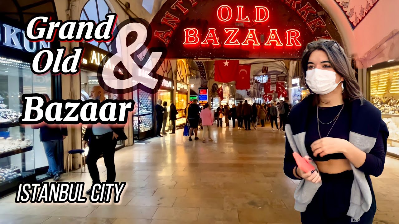 Grand Bazaar Walking Tour| The Largest Market In Istanbul City 🇹🇷
