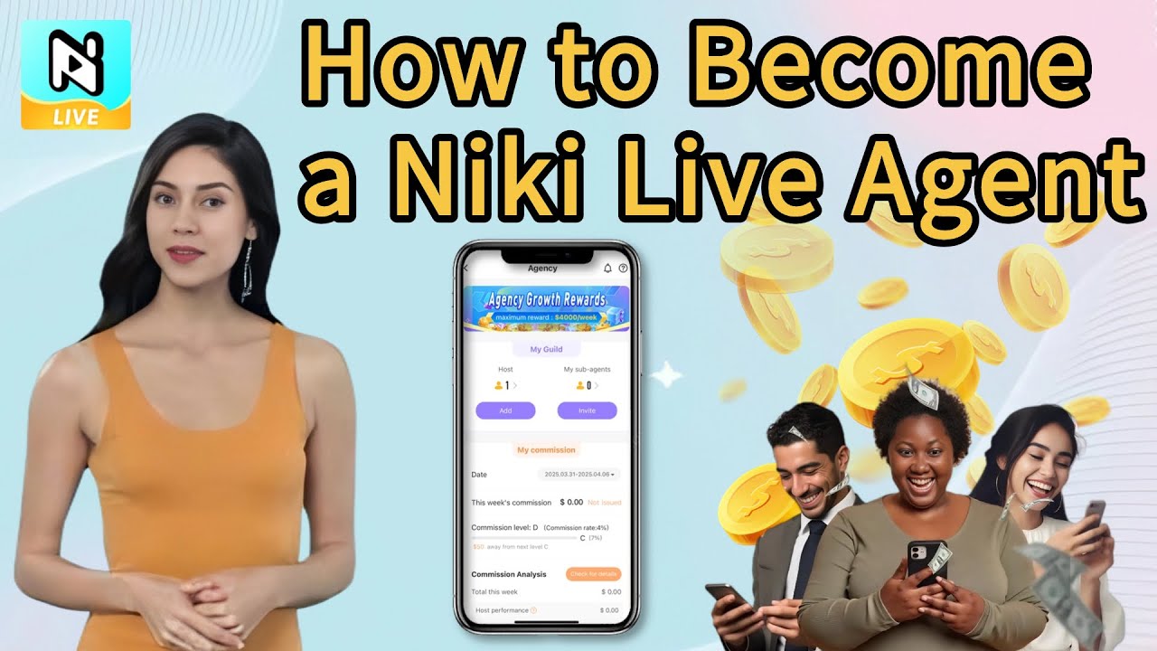 How to become a Niki Live agent?