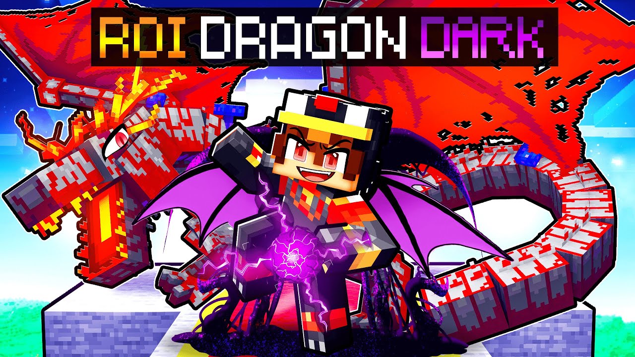 Ma FUSION ULTIME en ROI DRAGON DARK sur Minecraft !