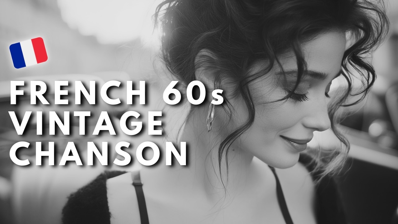 60s Vintage French Chanson – Rainy Night in Old Paris Café 🇫🇷