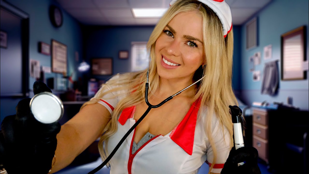 ASMR SCHOOL NURSE EXAM (Personal Attention, Measuring You, Scalp Check)