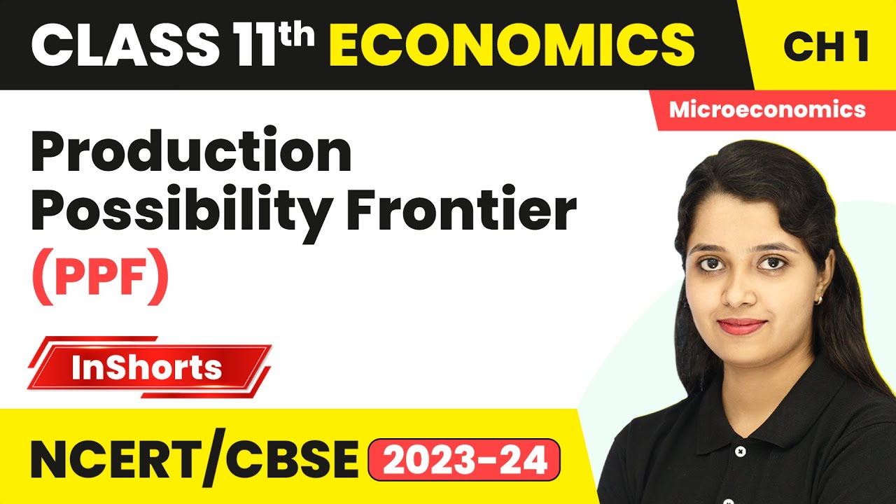 Production Possibility Frontier (PPF)- Introduction | Class 11 Economics Chapter 1 #inshorts #2024