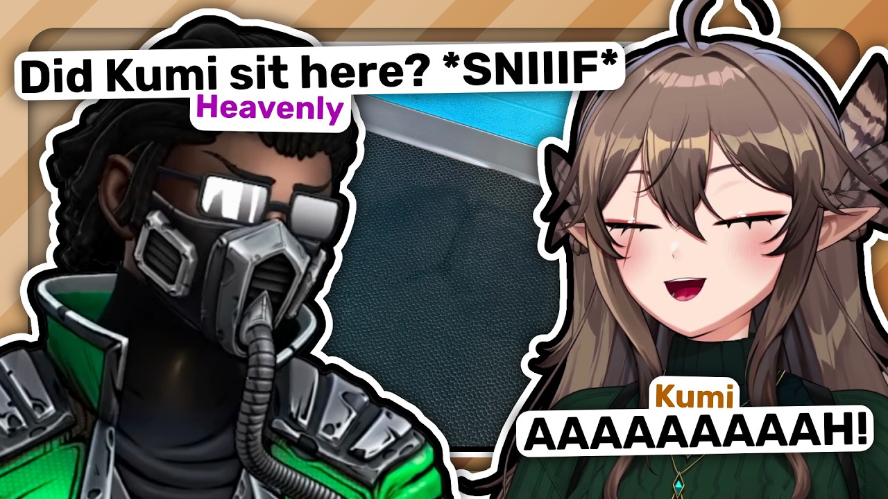 Heavenly has the uncanny ability to be so unhinged that he can make Kumi feel really uncomfortable…