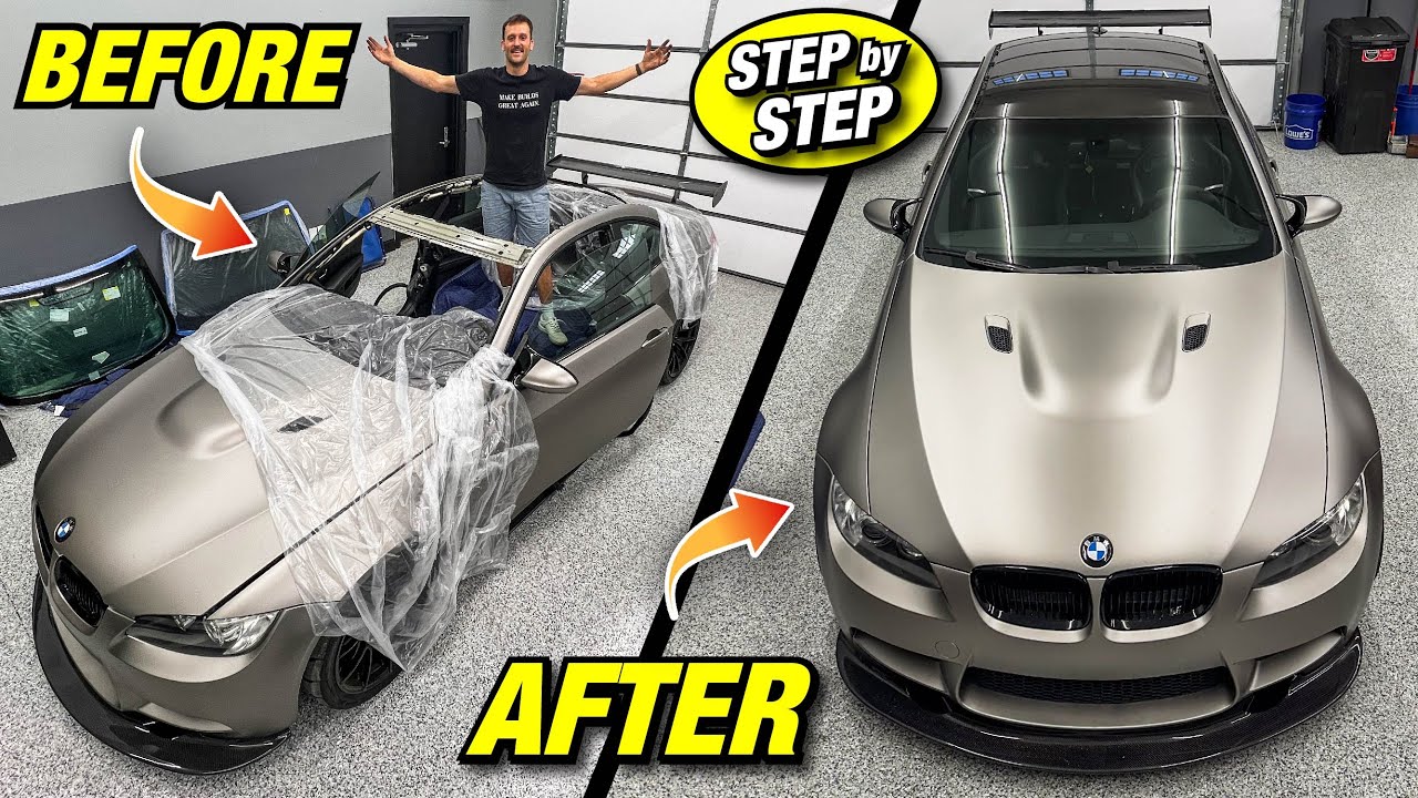 Installing A Carbon Roof Onto My Sunroof Model E92 M3.