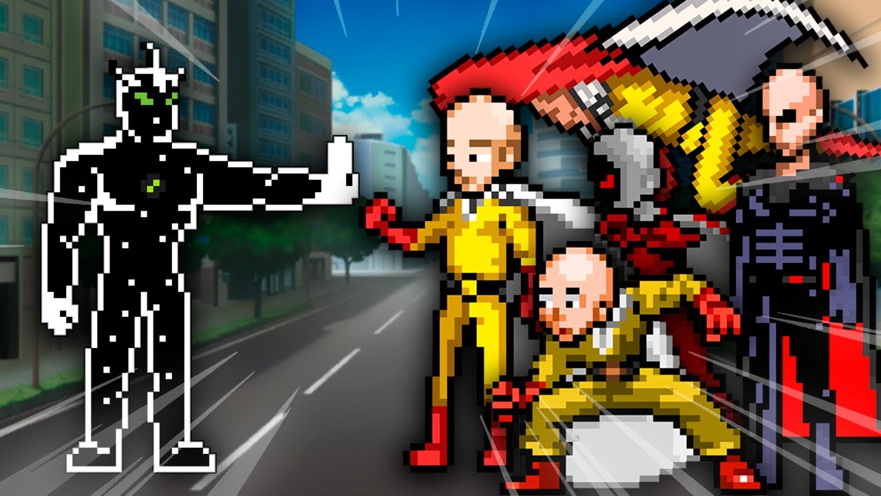 ALIEN X CONTRA TODAS AS VERSÕES DO SAITAMA NO MUGEN!!