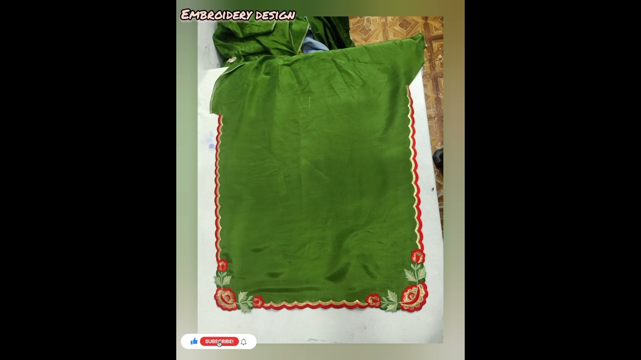 latest Embroidery design cutwork suit