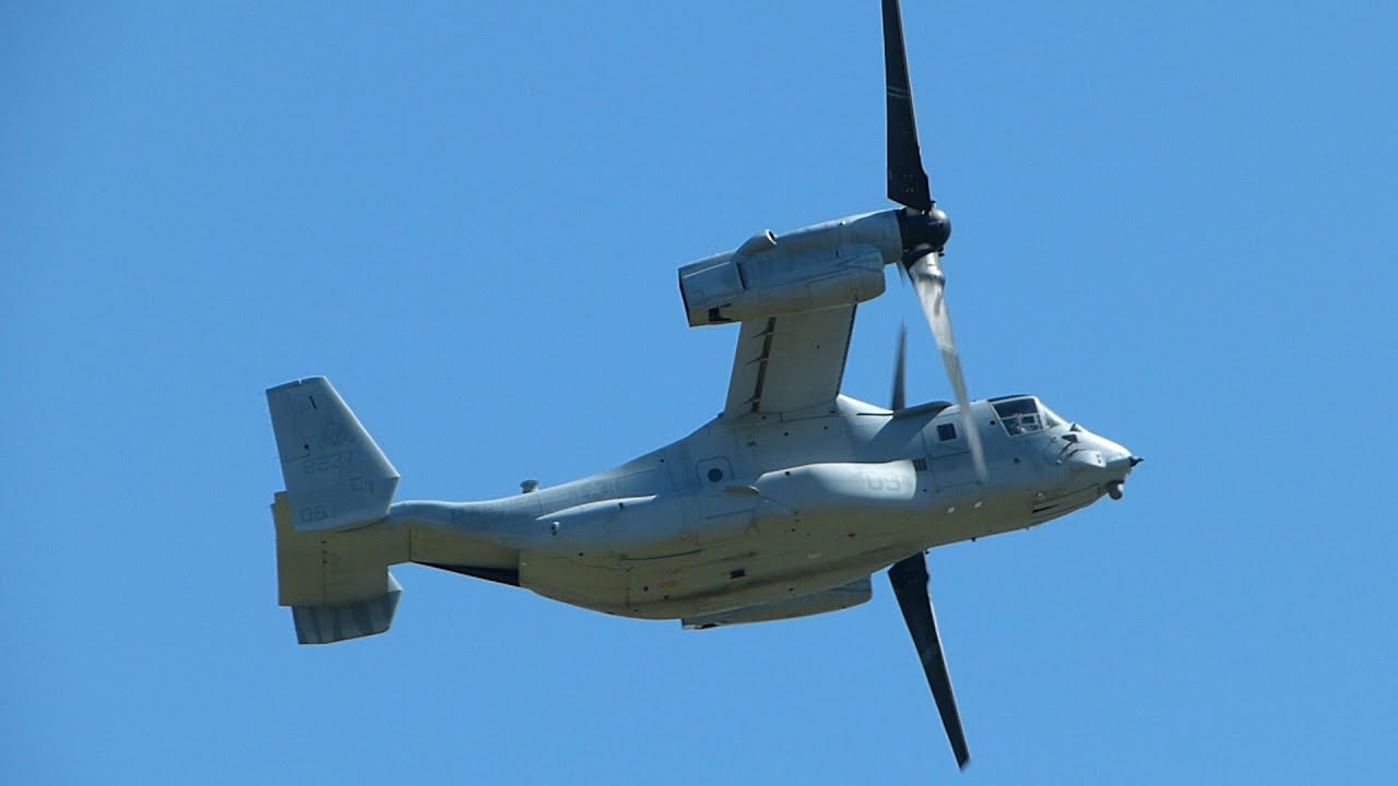 オスプレイ　丘珠空港　帰投　横田基地へ