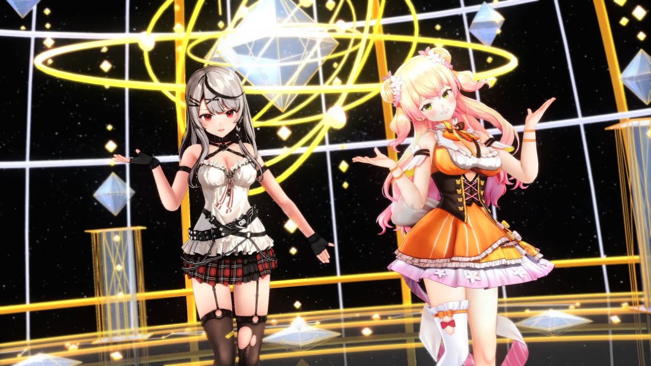 【MMD】『V』-   HIMEHINA【Chloe & Nene】 1440p